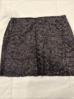 Bailey 44 Black Sequin Mini Skirt